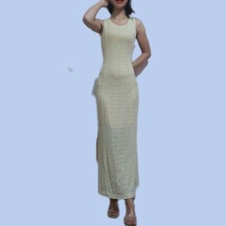 Đầm ren dạ hội dáng dài