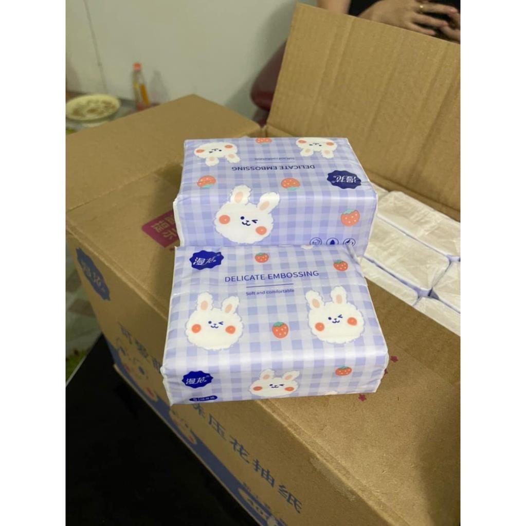 (giá sỉ) THÙNG 40 GÓI GIẤY ĂN THỎ TRẮNG SIÊU DAI - NỘI ĐỊA TRUNG QUỐC