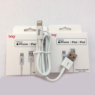 DÂY CÁP SẠC LIGHTNING BAGI CHUẨN MFI MỚI 2018.