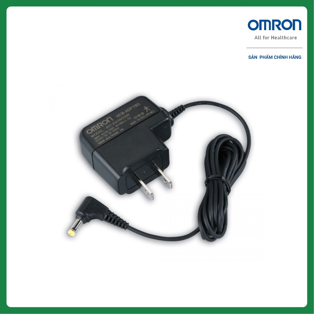 Bộ Đổi Nguồn Adapter Omron | Dùng Cho Máy Đo Huyết Áp Omron [Hàng Nhập Khẩu Philippines]