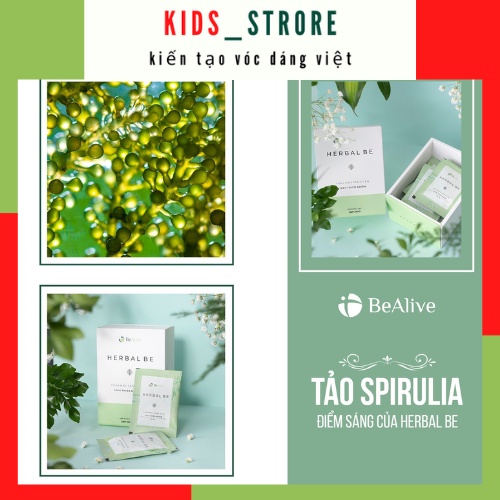 Tăng Cân Herbal Be của BEALIVE Chính Hãng Herbalbe Giúp Tăng Cân Hiệu Qủa Tăng 2-3 Kg sau 15 Ngày