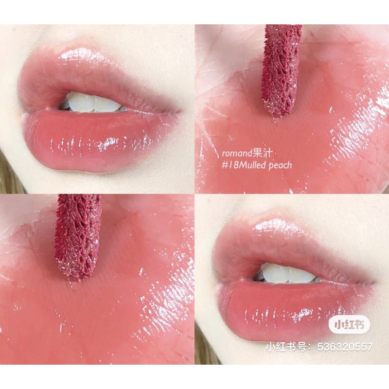 Son Romand Juicy Lasting Tint màu 18 Mulled Peach | BigBuy360 - bigbuy360.vn