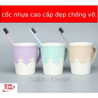 cốc nhựa phíp,uống nước,đánh răng phối màu cao cấp