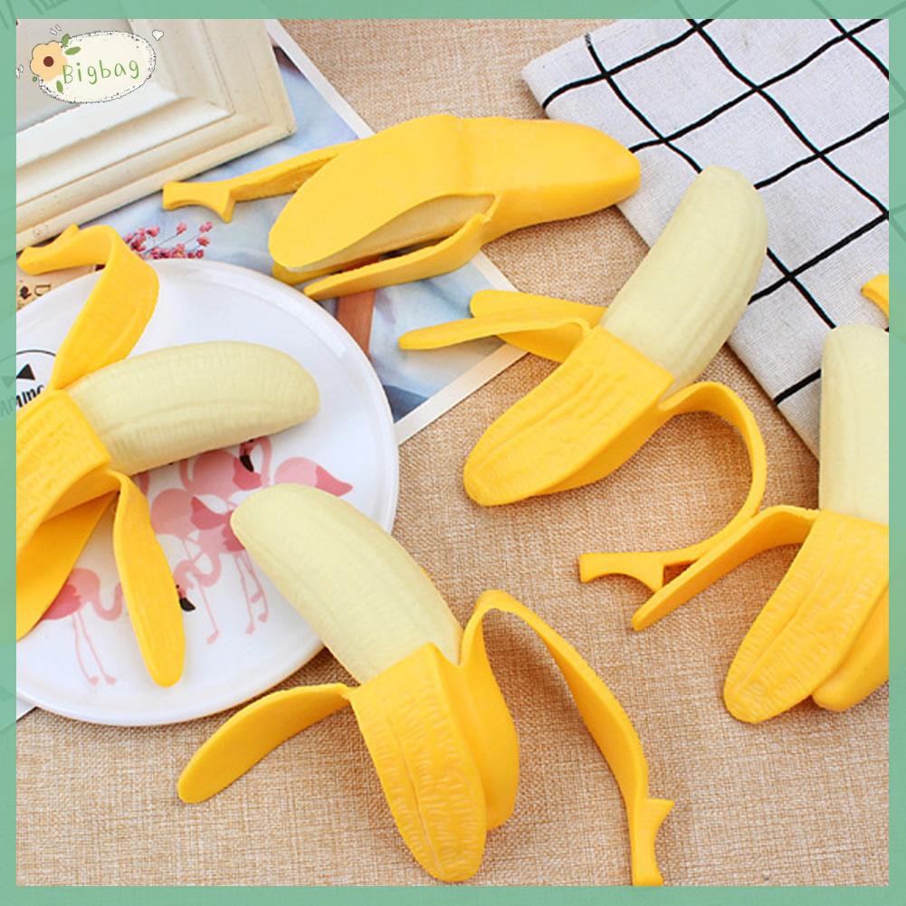 Đồ chơi bóp tự nở hình lột vỏ chuối dễ thương giúp giảm stres