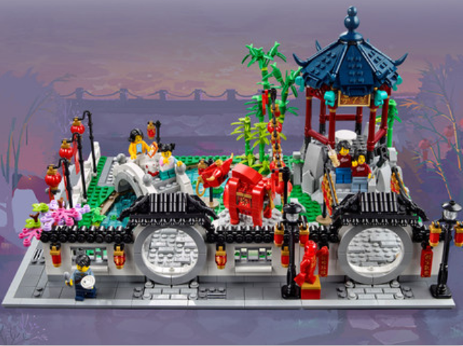 Đồ chơi Lắp ráp Mô hình 66006 Tết 2021 Traditional Festivals Spring Lantern Festival Lễ hội lồng đèn mùa xuân 80107