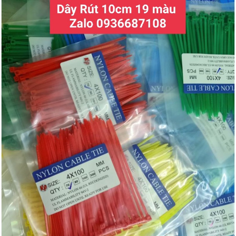 Mua Giá Tận Xưởng Dây Rút Màu 10 cm gồm 19 màu 10 tặng 1. giá rẻ nhất ...