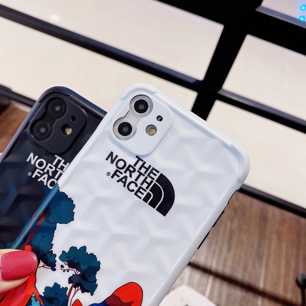 THE NORTH FACE Ốp Lưng Trong Suốt Thời Trang Cho Iphone7 / 8 / 9 Iphone7Plus / 8plus Iphonex / Xr Xsmax Iphone11 11pro 11promax Se2