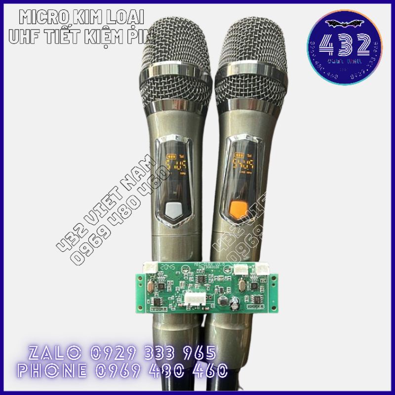 Micro Kim Loại Set Tần Số Tiết Kiệm Pin Nhất Mẫu Mới Nhất 2021 Củ Mic Xịn Hát Nhẹ Nhàng