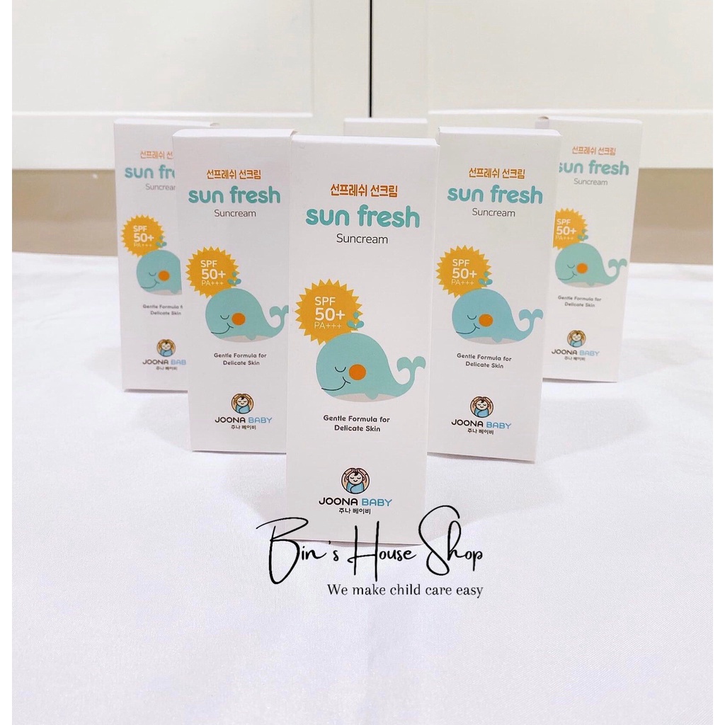 Kem chống nắng Joona Baby Sun Fresh 50ml cho bé từ 6 tháng