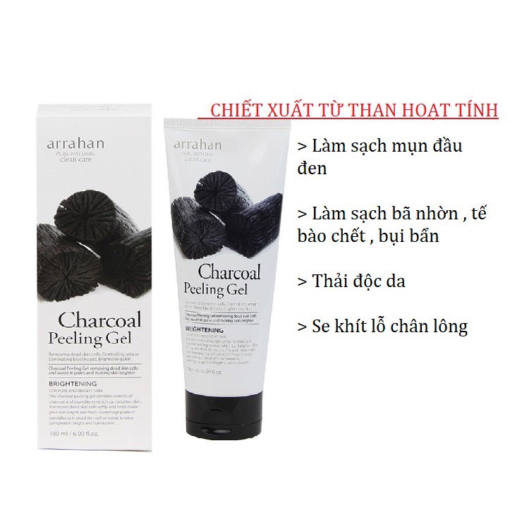 Tẩy da chết thảo dược và hoa quả Arahan – Hàn quốc 180ml