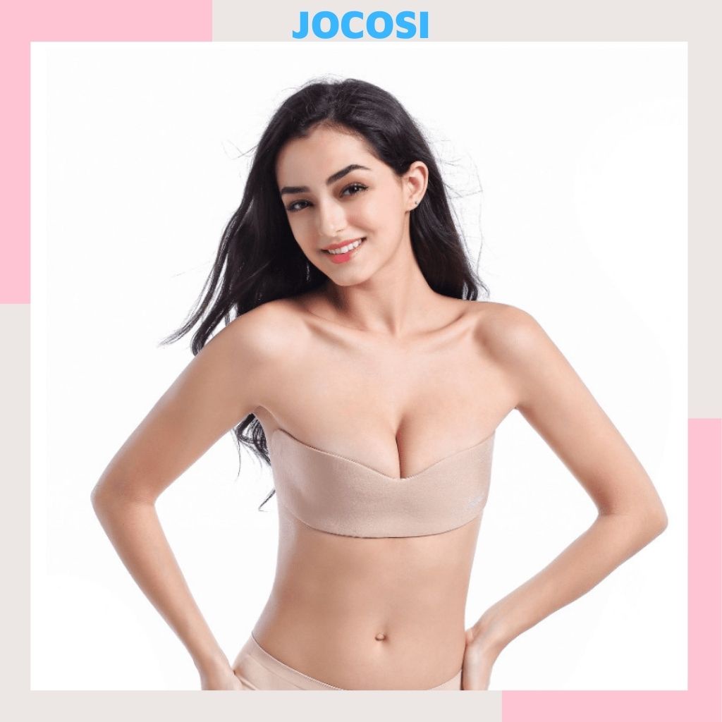 Miếng dán ngực nâng ngực,  áo dán ngực tạo khe gợi cảm tái sử dụng nhiều lần JOCOSI D0166