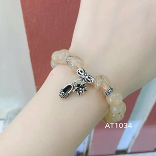 Vòng tay phong thuỷ mix charm bạc