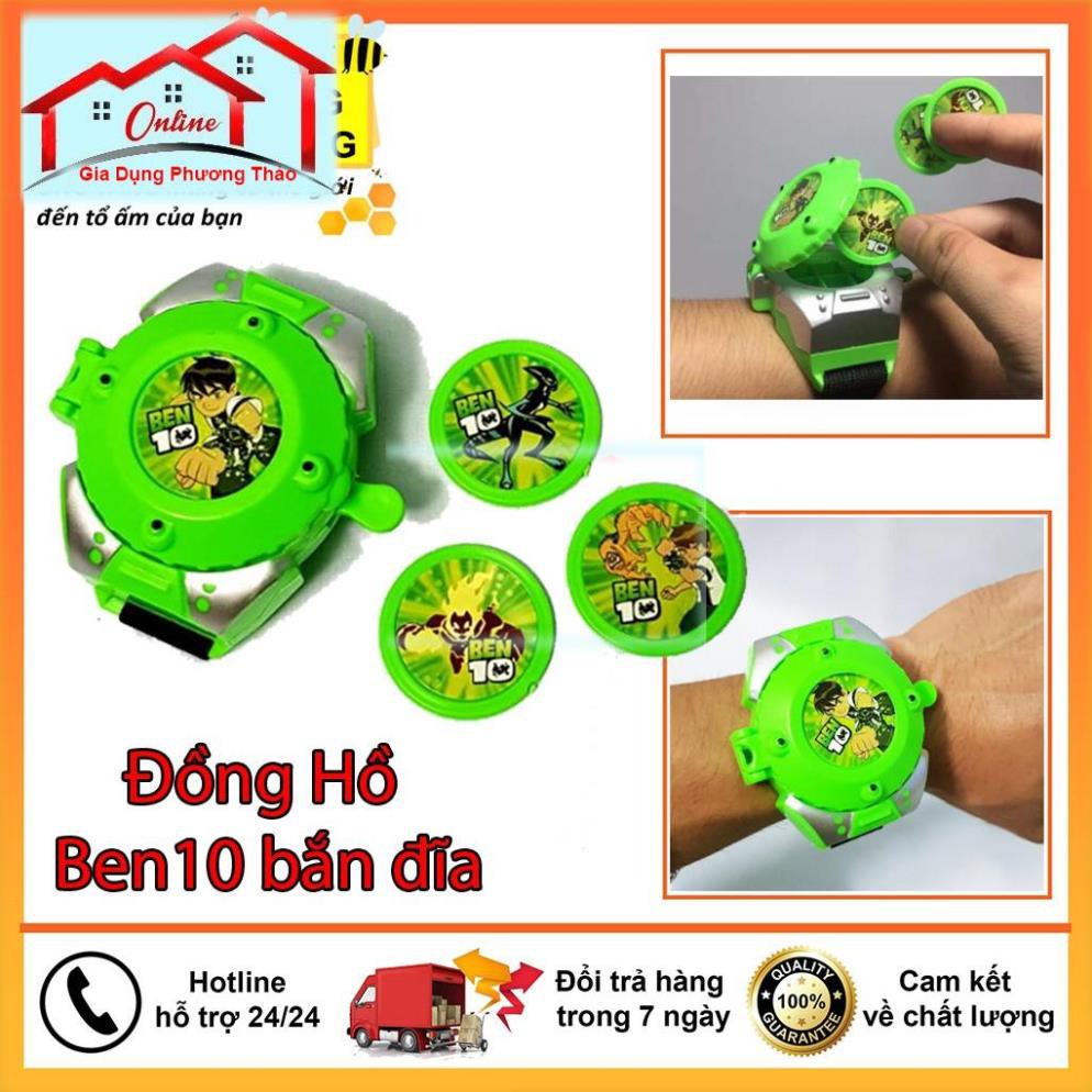 Đồ Chơi Đồng Hồ Ben 10 Cho Bé, Chiếu Sáng 24 Nhân Vật, Chất Liệu Nhựa ABS An Toàn Tuyệt Đối Cho Bé Sử Dụng