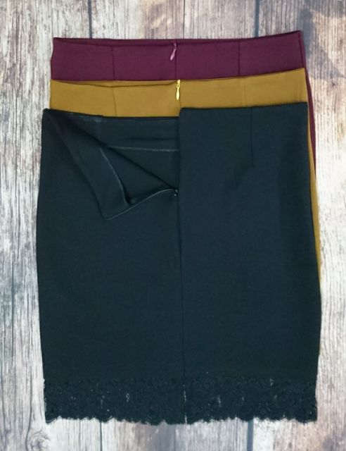 Chân váy ôm công sở phối ren | BigBuy360 - bigbuy360.vn