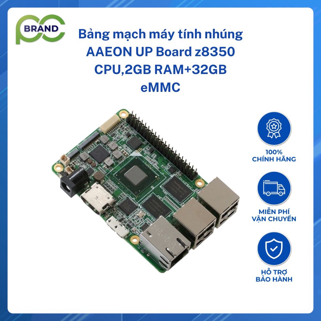 Bảng mạch máy tính AAEON UP Board z8350 CPU,2GB RAM+32GB eMMC - Brand PC