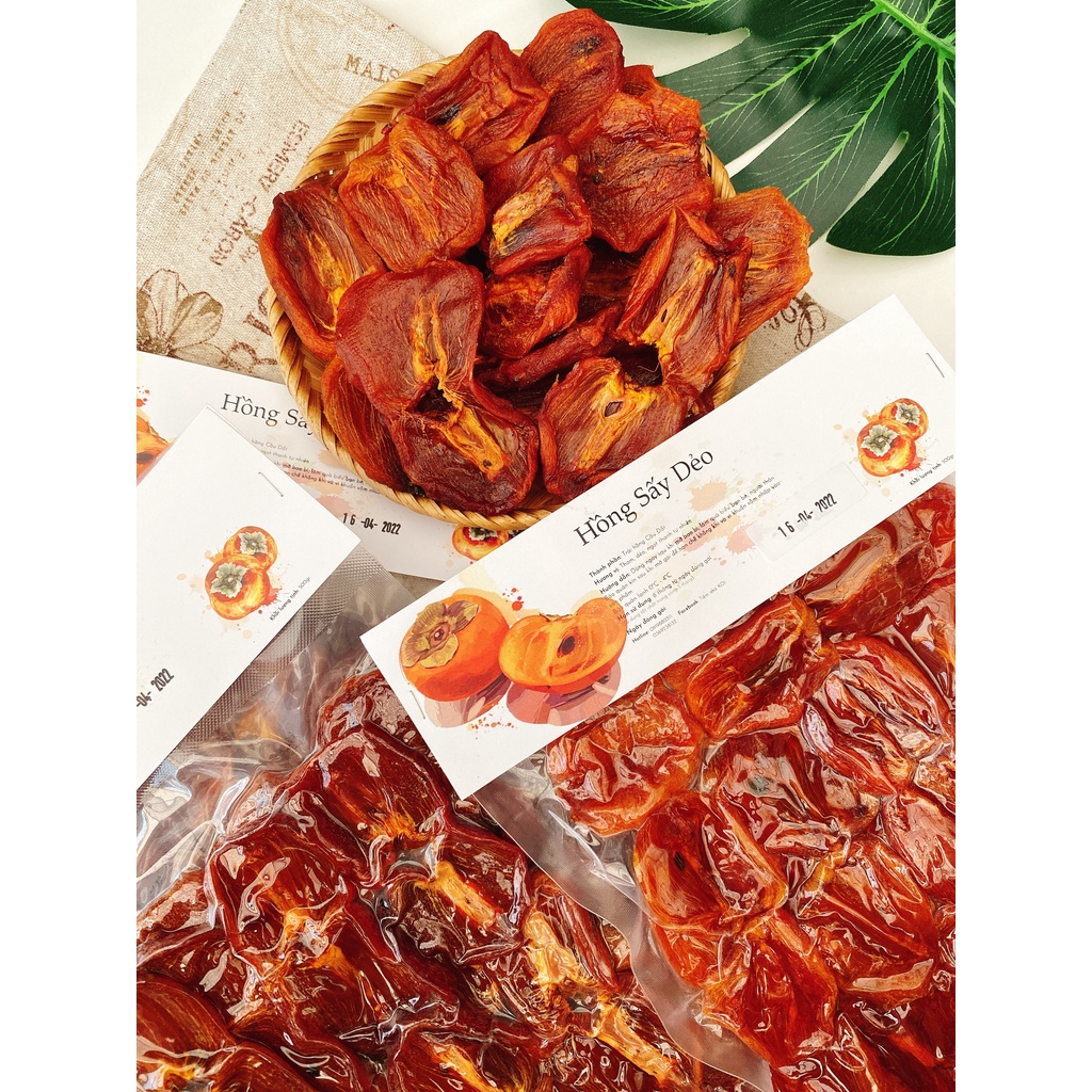 Hồng Tám Hải sấy lát/ 500gr - Đặc sản Đà Lạt