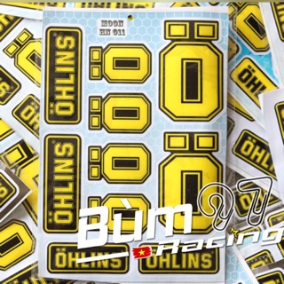 Tấm logo Nổi Ohlins