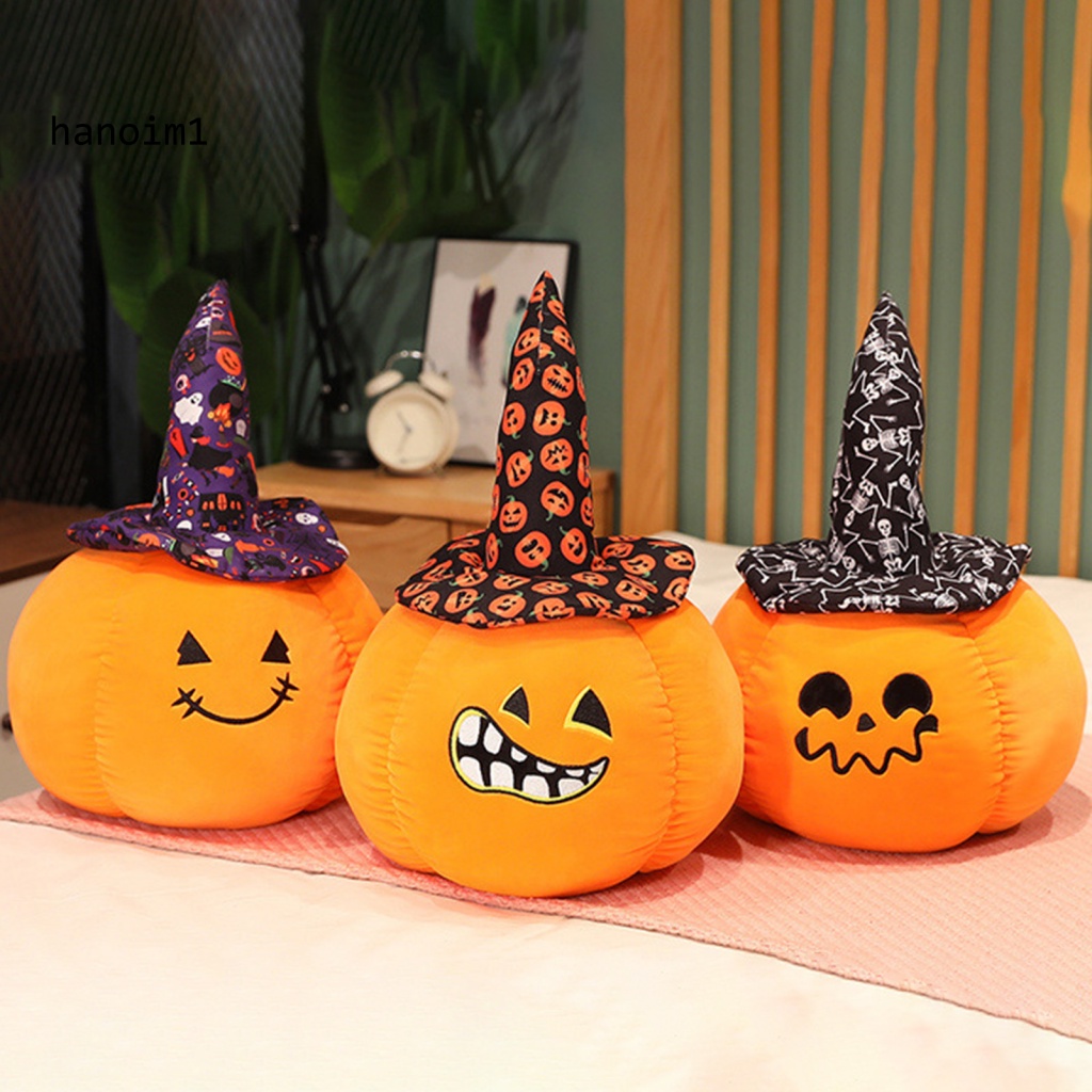 Gối Nhồi Bông Hình Quả Bí Ngô Trang Trí Halloween