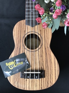 Đàn Ukulele Soprano Gỗ Sọc cao cấp - CB2