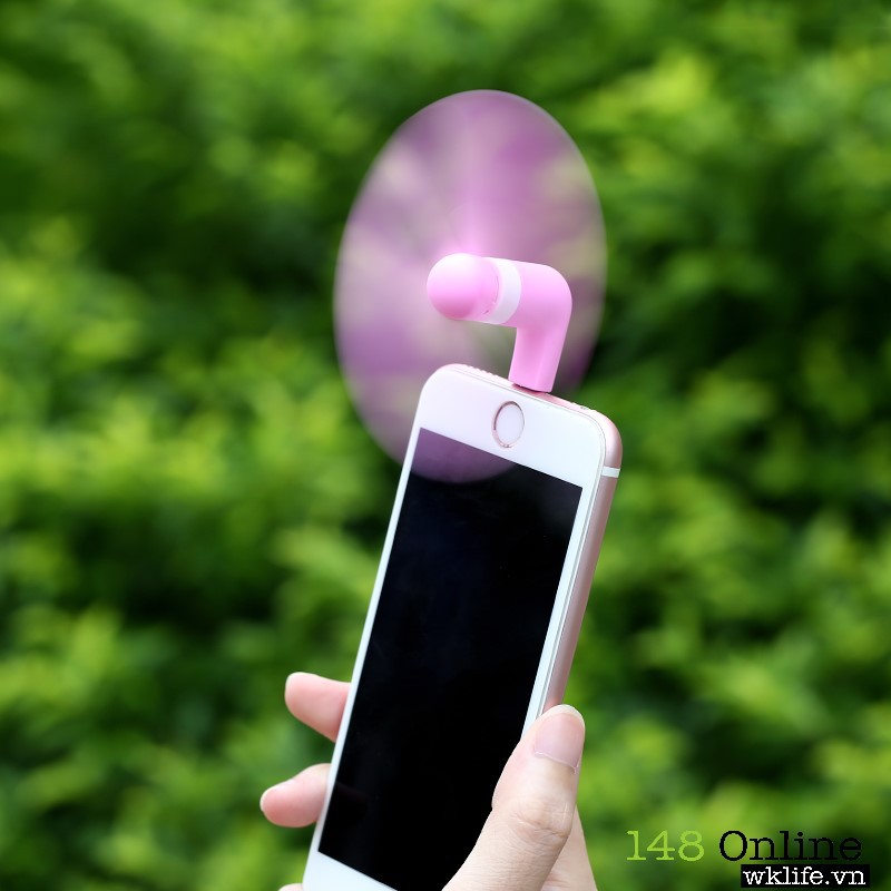 Quạt Remax F10 Mini cho iPhone | Nhỏ Gọn Tiện Lợi | Chính Hãng | BigBuy360 - bigbuy360.vn