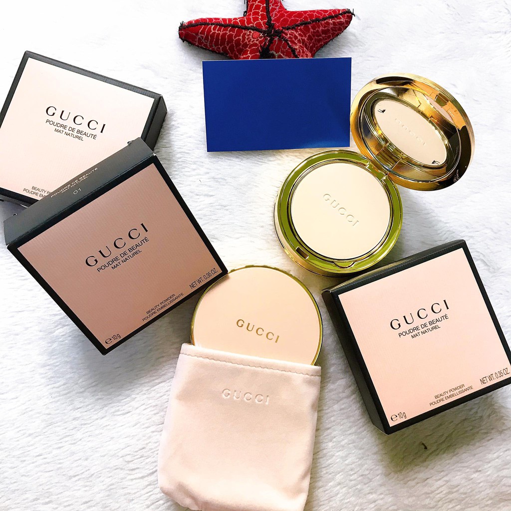 Phấn phủ kiếm dầu Gucci Poudre De Beauté Mat Naturel