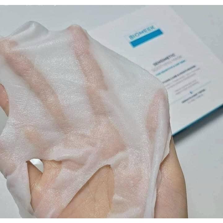 E04_Mặt Nạ Giấy Biomeek Sensimetic Soothing Mask 28G