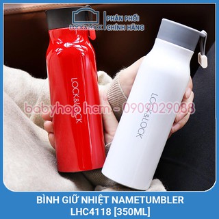 Bình Giữ Nhiệt Lock&Lock Name Tumbler LHC4118 [350ML]