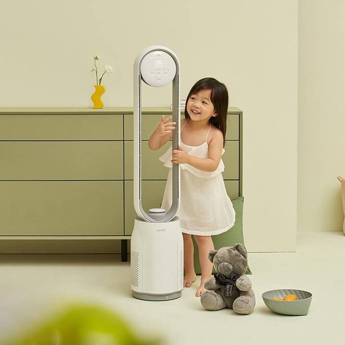 Keheal A4 - Quạt KHÔNG CÁNH - đa cấp gió - lọc không khí - CHÍNH HÃNG