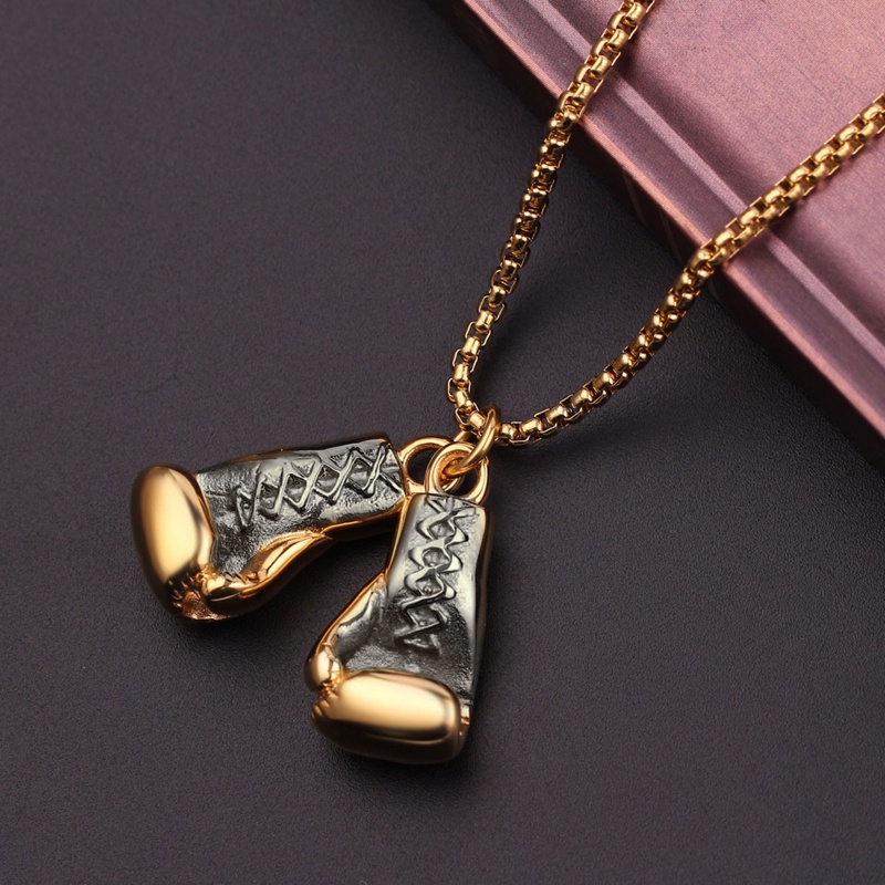 Vòng cổ Mặt Hình Găng Tay Boxing Cá Tính Cho Nam