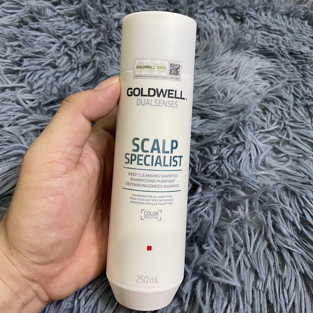 🇩🇪Goldwell🇩🇪 Dầu gội cân bằng dầu Goldwell Deep Cleasing Scalp Specialist Shampoo 250ml