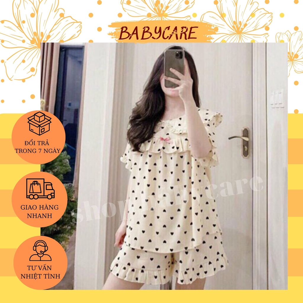 BỘ CỘC MẶC BẦU MÙA HÈ-BỘ CỘC MẶC SAU SINH CHẤT MÁT CỔ SEN XINH XẮN CÓ CHUN CHỈNH SƯỜN