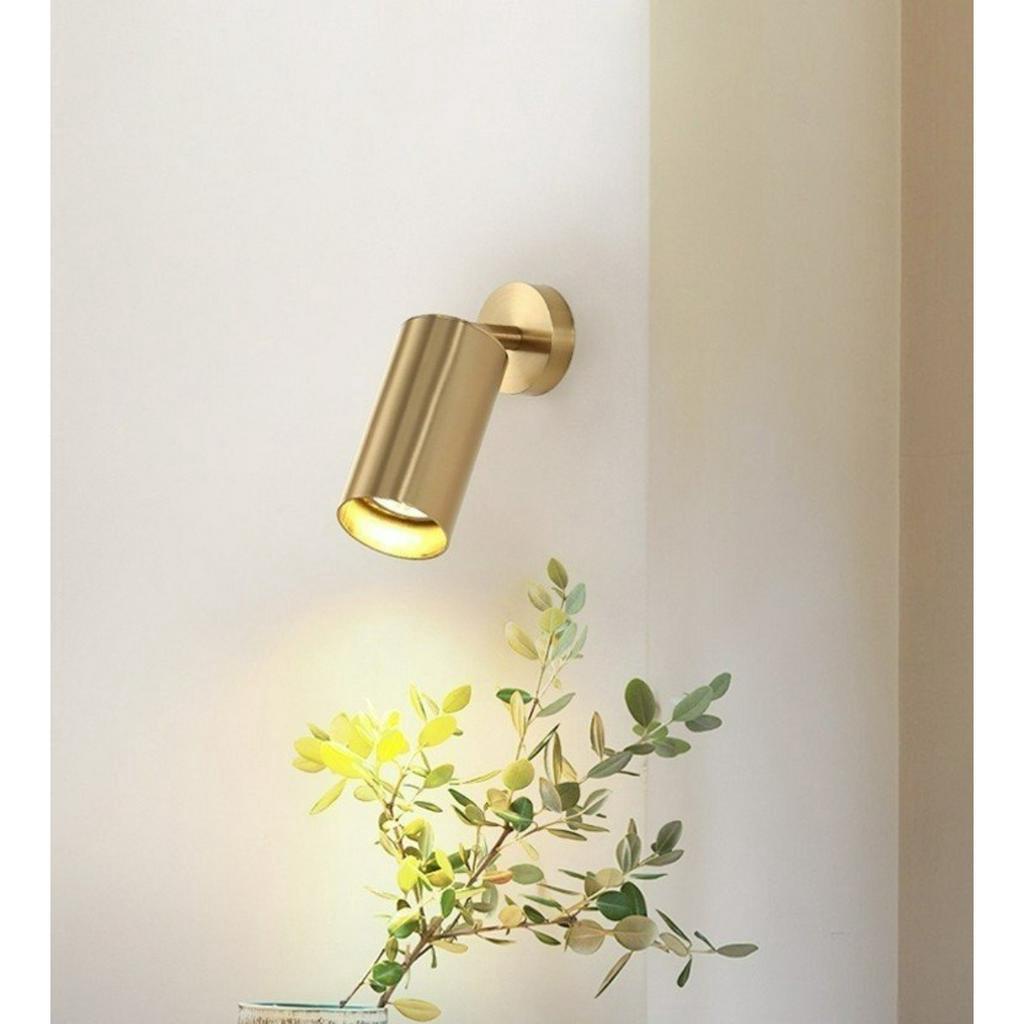 Đèn soi tranh, trang trí chiếu rọi hắt gương Led treo gắn tường màu đen 1 bóng đơn giản hiện đại