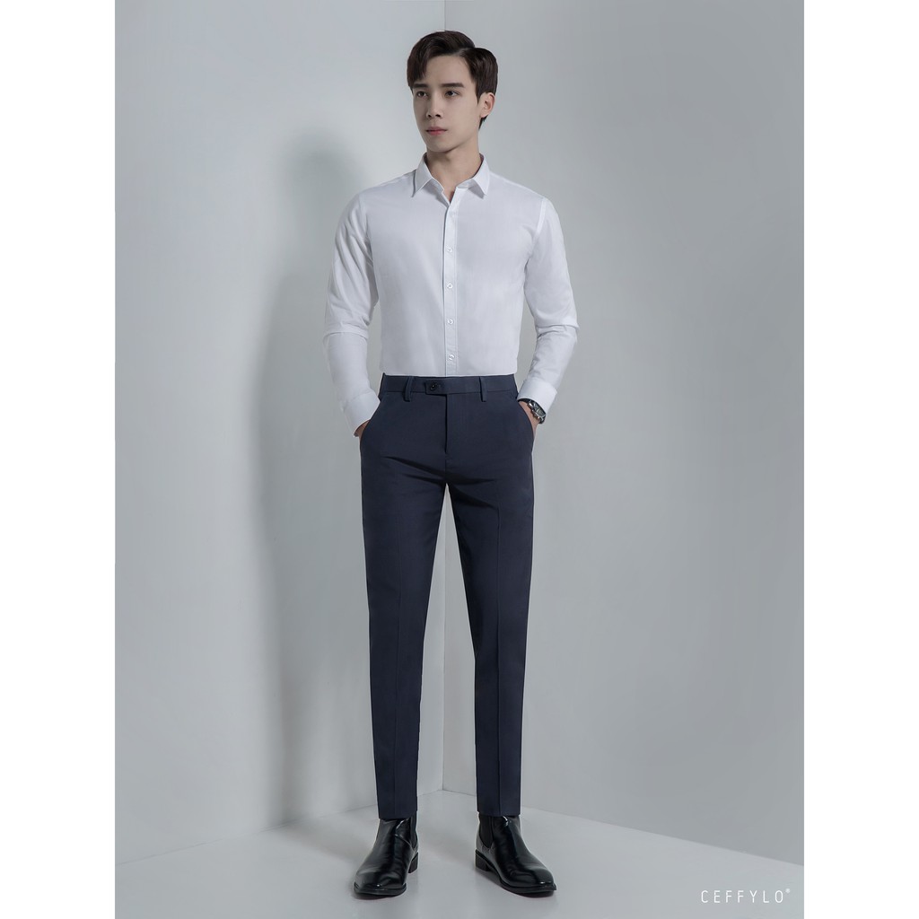 Quần tây nam công sở cao cấp form dáng slimfit - POLIDO MALL