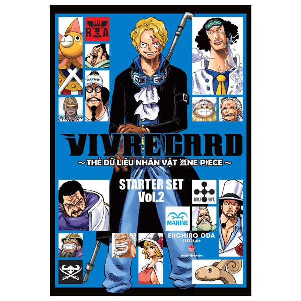 Sách Vivre Card - Thẻ Dữ Liệu Nhân Vật One Piece Starter Set - Tập 2 - Tặng Kèm Obi