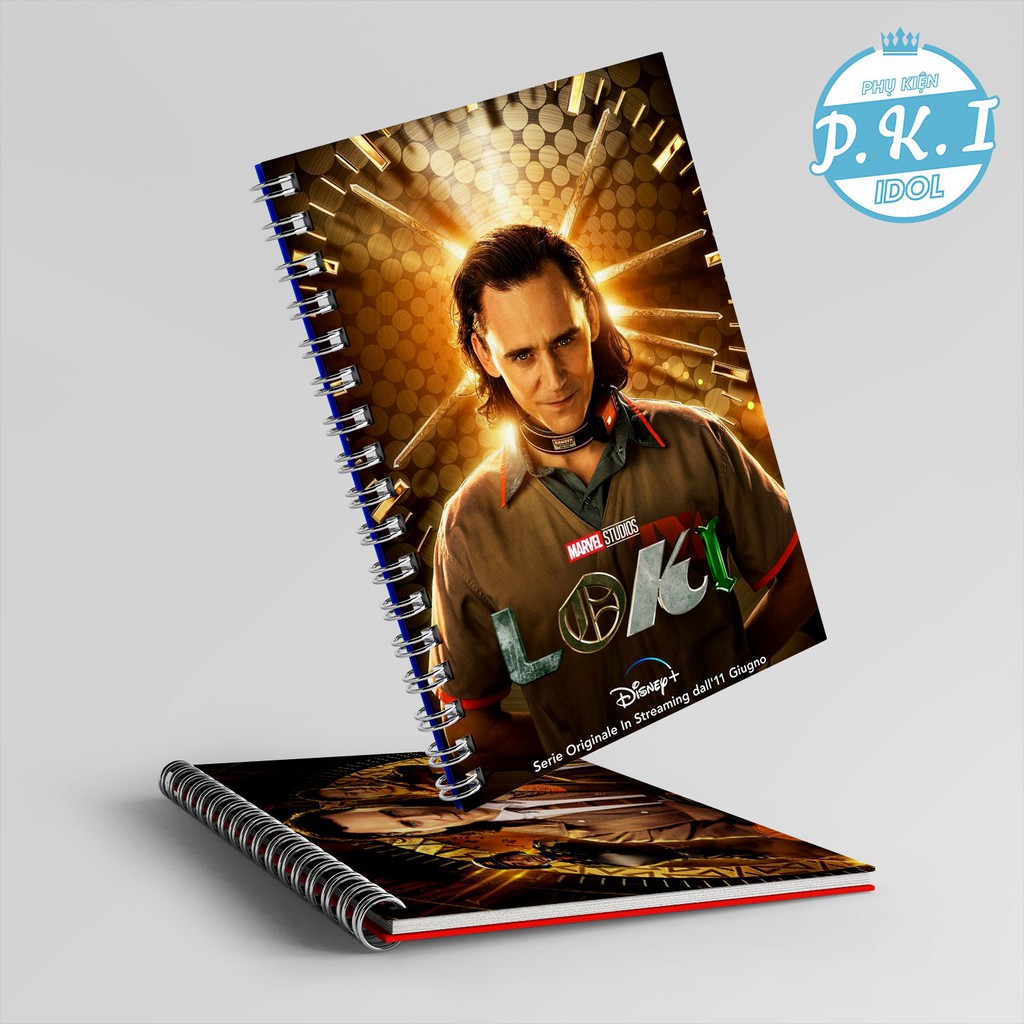 Sổ Còng Notebook In Hình LOKI - Kẻ Thù Không Đội Trời Chung Của Thor