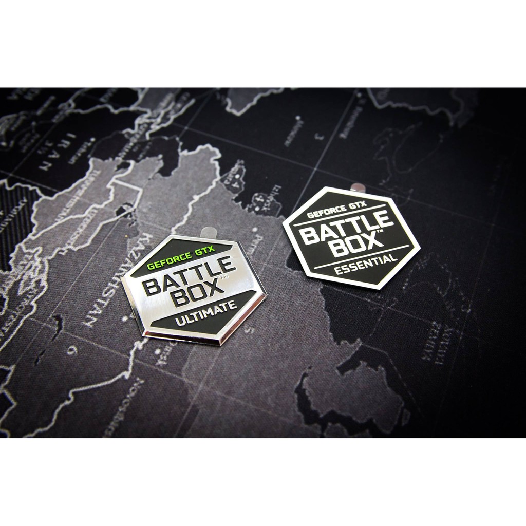 NVIDIA battle box - miếng dán kim loại