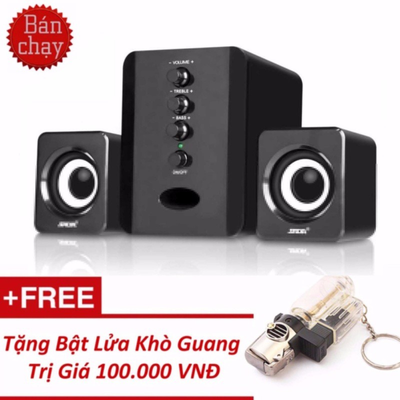 Bộ Loa Máy Vi Tính Để Bàn 2.1 SADA D-200B Dùng Cho Tivi, Điện Thoại, PC - top 10 sản phẩm bán chạy