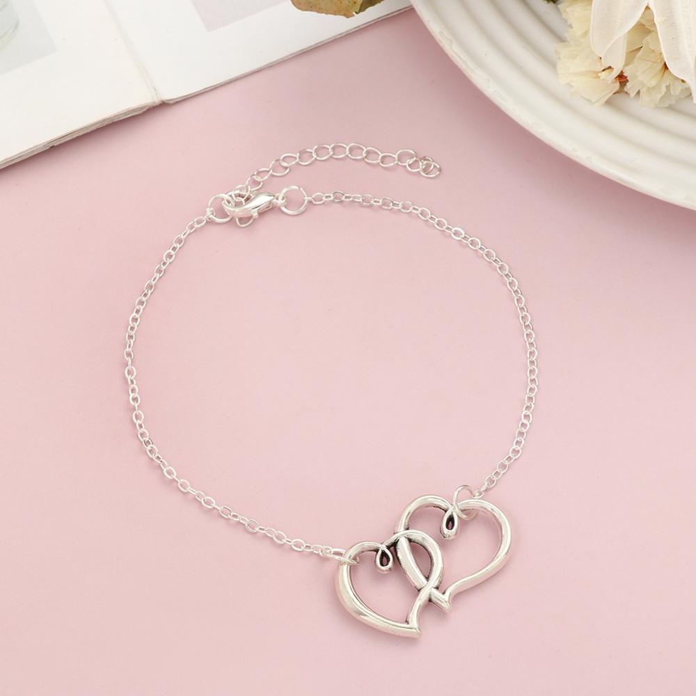 ME Lắc Chân Mạ Bạc Nhiều Màu Sắc Phong Cách Bohemian