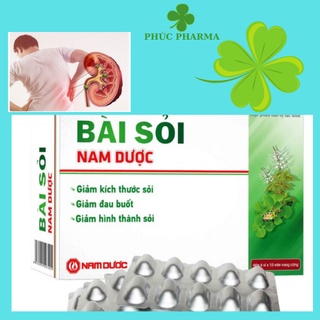 Bài sỏi Nam Dược, hỗ trợ lợi tiểu, bài tiết sỏi thận, sỏi tiết niệu, sỏi mật