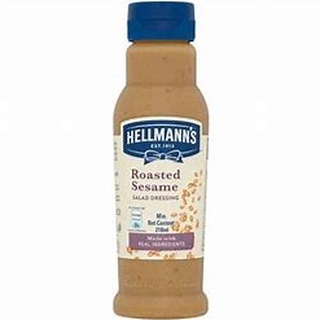 Sốt salad mè đen rang roasted sesame hellmann's 210ml