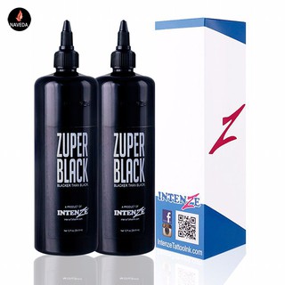 Mực xăm hình Intenze Zuper Black 360 ml - Hàng Nhập Khẩu Chính Hãng