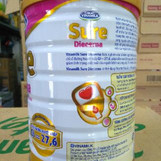 Sữa bột Vinamilk Sure Diecerna 900g