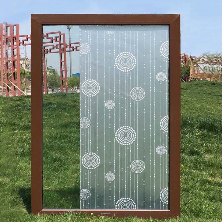 Cuộn 5m dán kính XOÀN TRẮNG khổ rộng 45cm