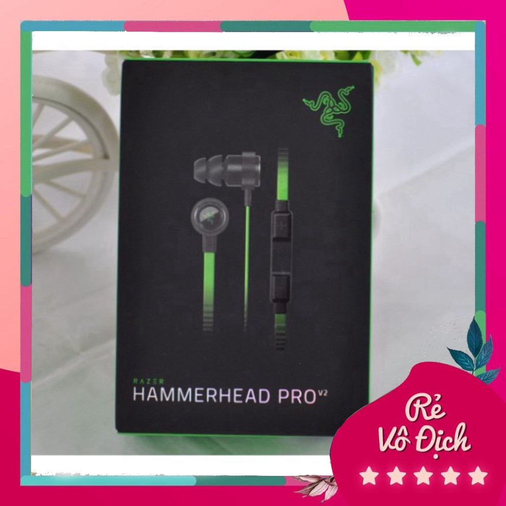RẺ VÔ ĐỊCH Tai nghe gaming Razer HammerHead Pro V2 - HammerHead DUO có mic (BH 12THÁNG) RẺ VÔ ĐỊCH