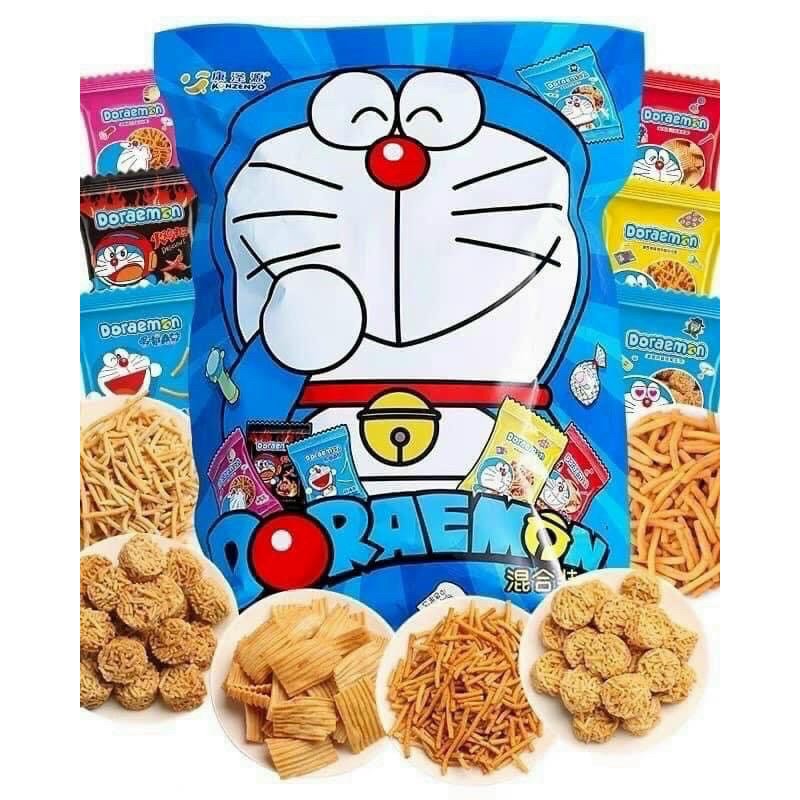 MÃ MỚI SNACK BIM BIM DOREAMON SIÊU TO Tận 30-36 Gói Nhỏ