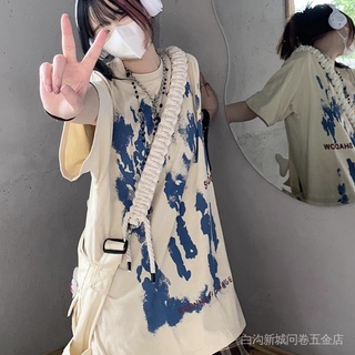 Áo Thun Tay Lỡ In Hình Chân Dung Tàu Phong Cách Retro Mùa Hè Cho Cặp Đôi