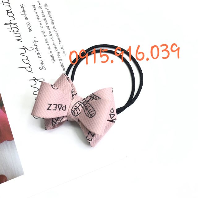 Cột tóc nơ nữ tính mẫu ngẫu nhiên