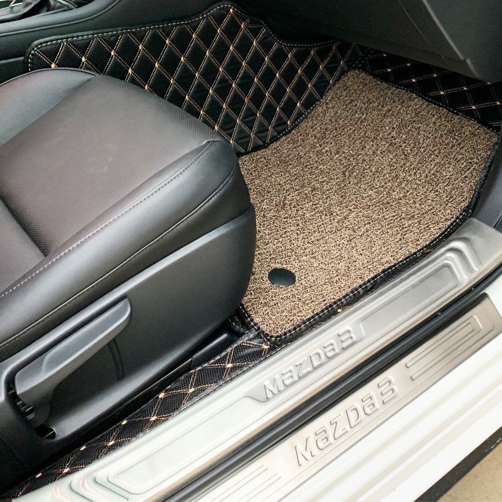 Thảm lót sàn ô tô 5D, 6D Cacbon Maybach Mazda 3