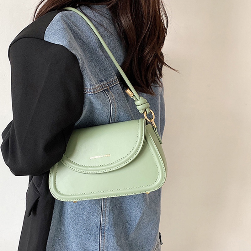 Túi đeo chéo IELGY khóa nam châm màu sắc đơn giản phong cách Hàn Quốc cho nữ