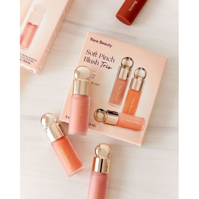 Set 3 Má hồng kem Rare Beauty Soft Pinch Liquid Blush (Bliss - Hope - Peace)